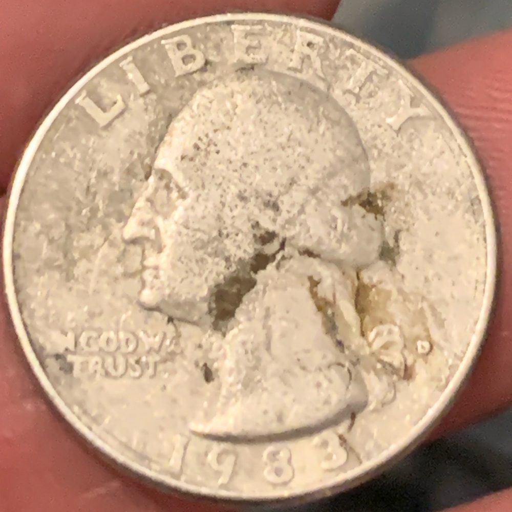 1983 Washington Quarter Coin - Silver Tone